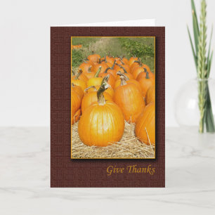 Thanksgiving Harvest Holiday Card