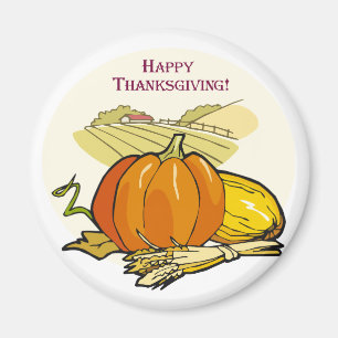 Thanksgiving Harvest Magnet