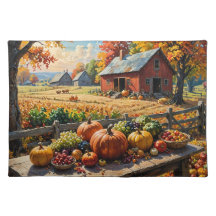 Thanksgiving Harvest Scene