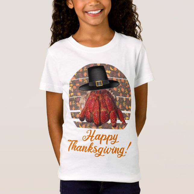Thanksgiving Hermit Crab T-Shirt (Front)