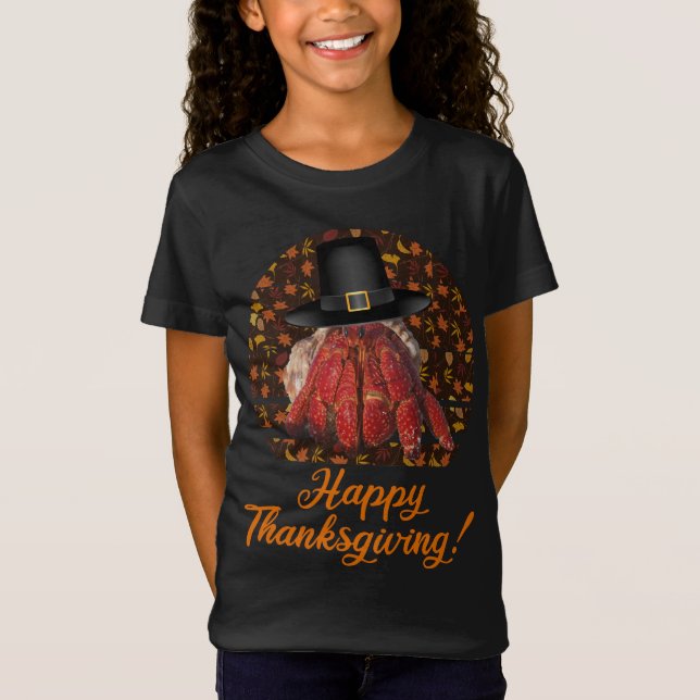 Thanksgiving Hermit Crab T-Shirt (Front)