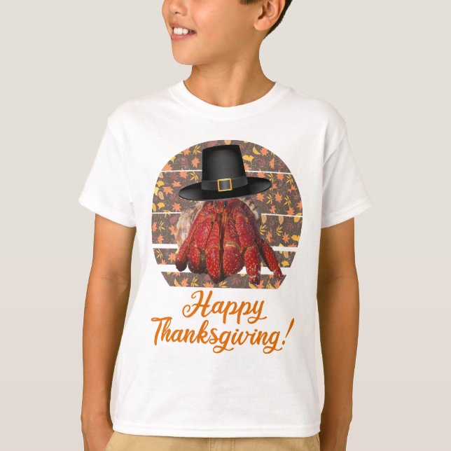 Thanksgiving Hermit Crab T-Shirt (Front)