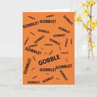 Thanksgiving Holiday card