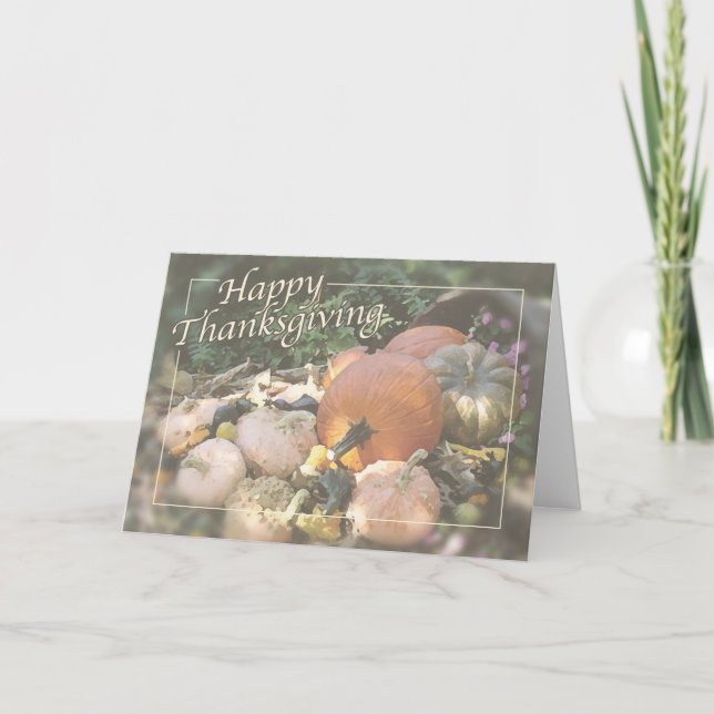 Thanksgiving Holiday Card (Front)