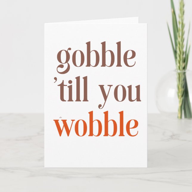 Thanksgiving Holiday Card (Front)