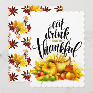 Thanksgiving Holiday Card