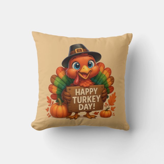 Thanksgiving Holiday Cushion (Front)