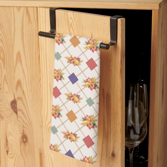 Thanksgiving Holiday Kitchen Towel (Thirds Fold)