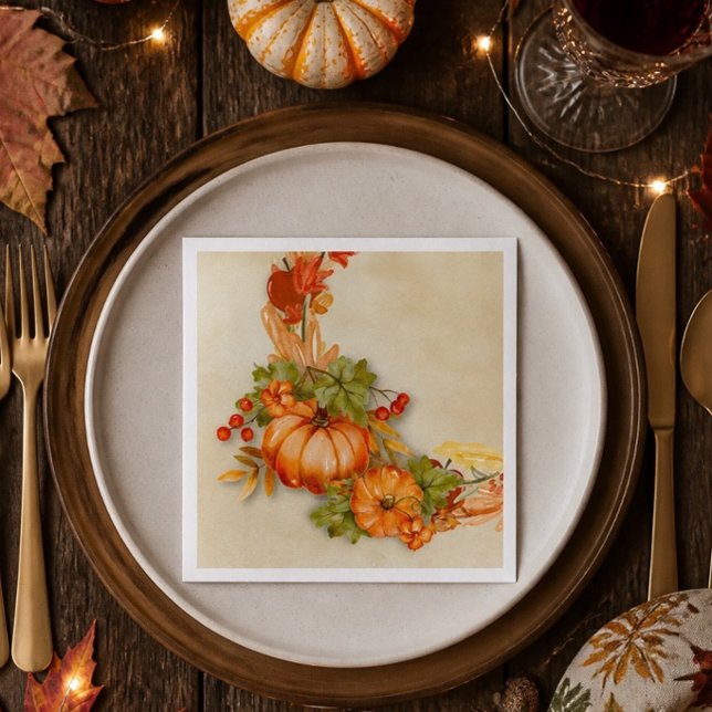Thanksgiving Holiday Paper Napkin (Creator Uploaded)