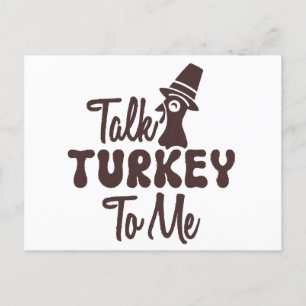 Thanksgiving holiday postcard
