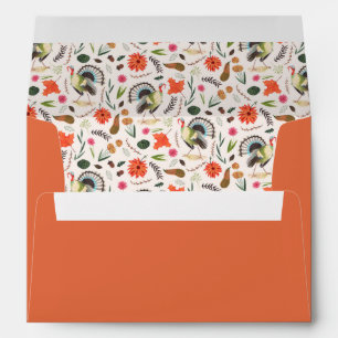 Thanksgiving Holiday Pre-addressed Envelope