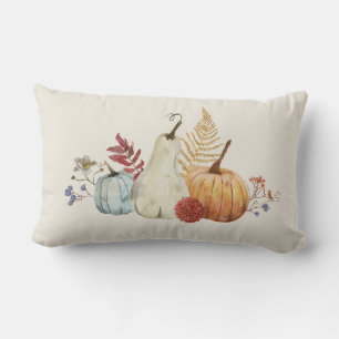 Thanksgiving Home Decor Fall Pumpkins Lumbar Cushion