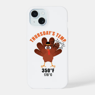 Thanksgiving Humor Funny Turkey Joke iPhone 15 Case