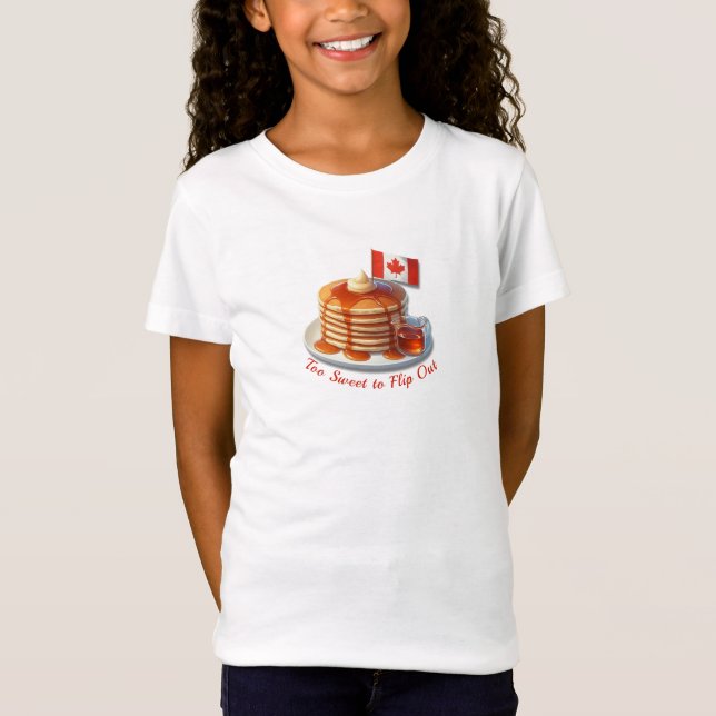 Thanksgiving Humour Canada | Maple Pancakes & Fall T-Shirt (Front)