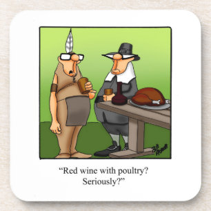 Thanksgiving Humour Coaster