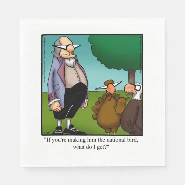 Thanksgiving Humour Holiday Napkins  (Front)