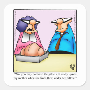 Thanksgiving Humour Holiday Stickers