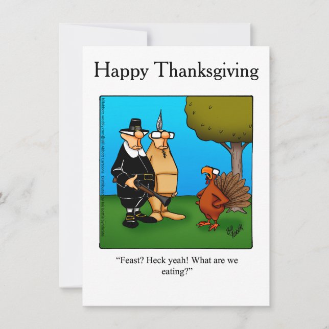 Thanksgiving Humour Invitations (Front)