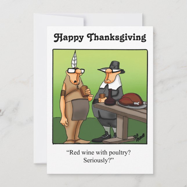 Thanksgiving Humour Invitations "Spectickles" (Front)