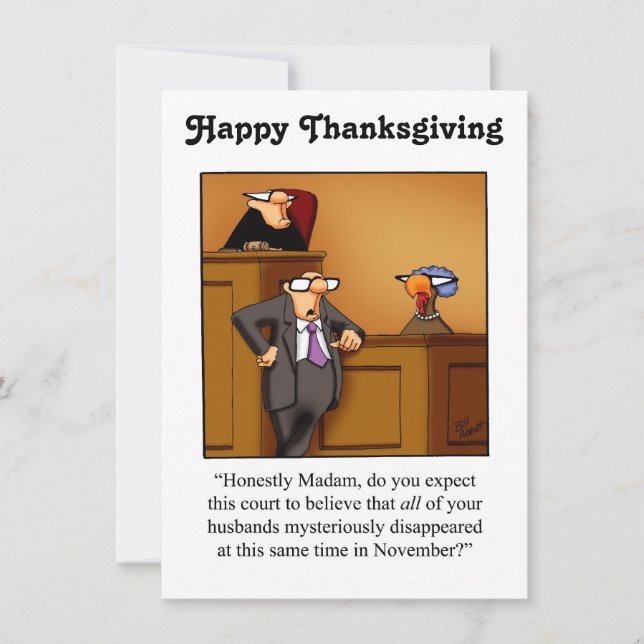 Thanksgiving Humour Invitations "Spectickles" (Front)