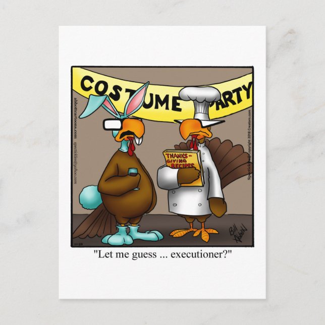 Thanksgiving Humour Postcard "Spectickles" (Front)
