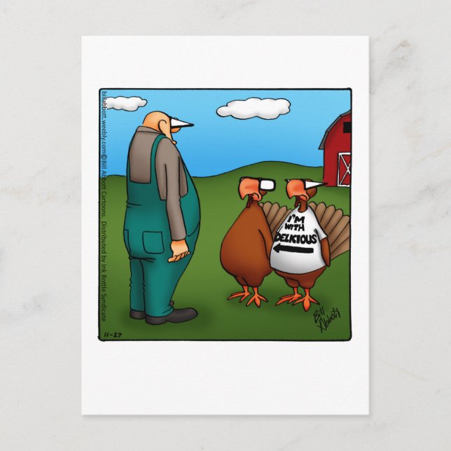 Thanksgiving Humour Postcard "Spectickles" (Front)
