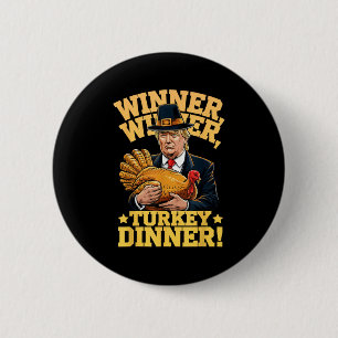 Thanksgiving Humour Trump Turkey Tees Uni Adults & 6 Cm Round Badge