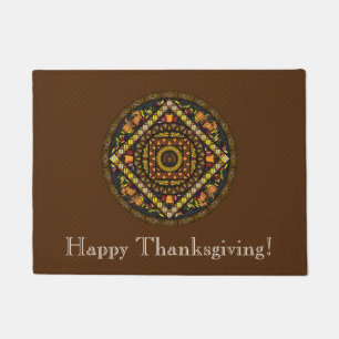 Thanksgiving Icons Doormat