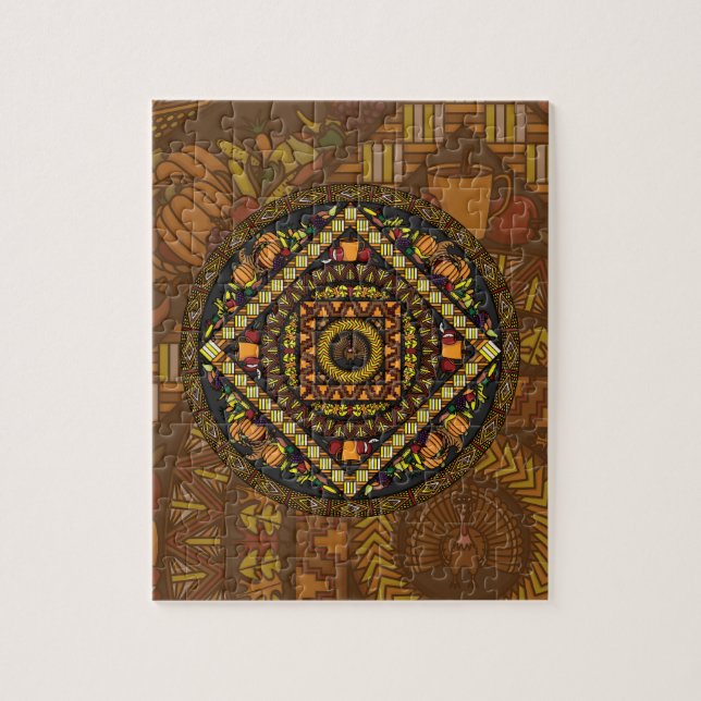 Thanksgiving Icons Puzzle (Vertical)