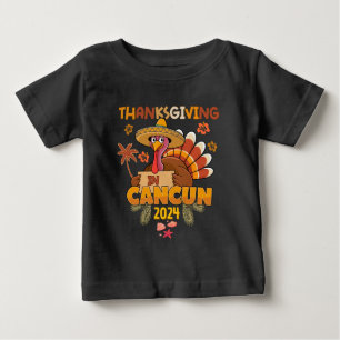 Thanksgiving in Cancun Tropical Holiday Baby T-Shirt