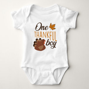 Thanksgiving Inspired Typography Baby Bodysuit