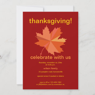 Thanksgiving Invitation