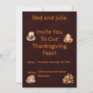 Thanksgiving Invitation
