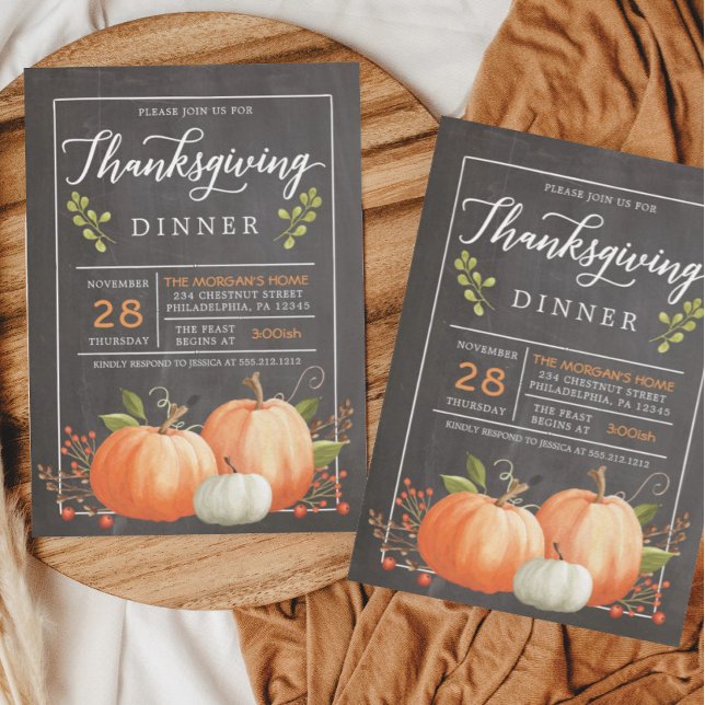 Thanksgiving Invitation - Thanksgiving Dinner (Creator Uploaded)