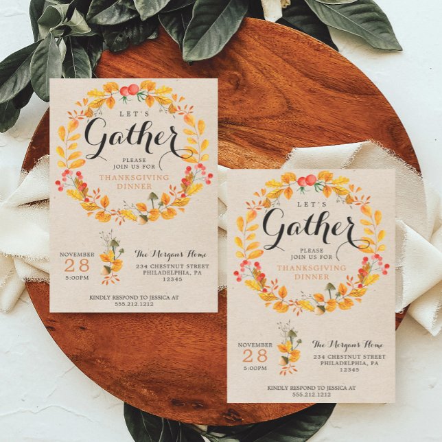 Thanksgiving Invitation - Thanksgiving Dinner (Creator Uploaded)