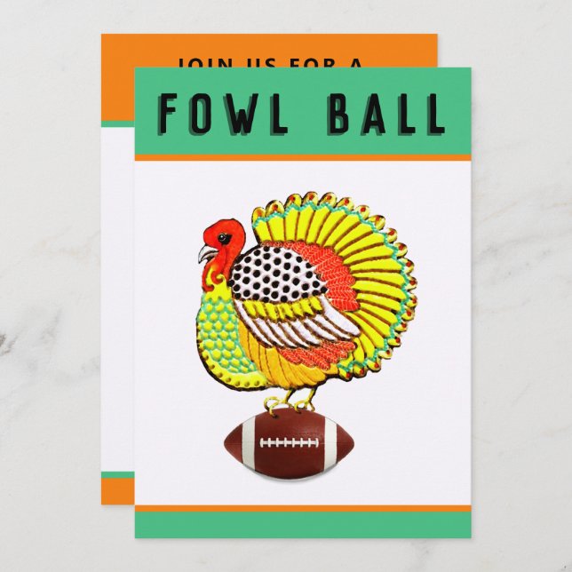 Thanksgiving Invitations (Front/Back)