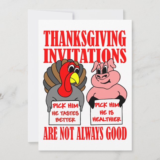 THANKSGIVING INVITATIONS (Front)