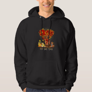Thanksgiving It's Fall Y'all Dachshund Hoodie