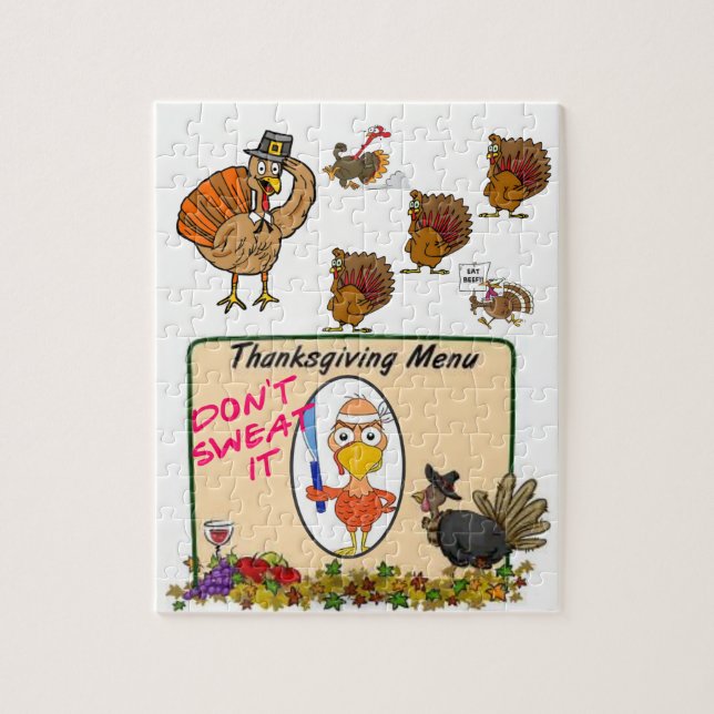Thanksgiving Jigsaw Puzzle (Vertical)
