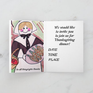THANKSGIVING JOIN US INVITATION