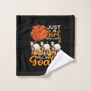 Thanksgiving Just A Girl Who Loves Fall And Goats Wash Cloth