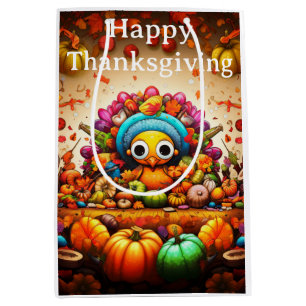Thanksgiving Kids 2  Medium Gift Bag