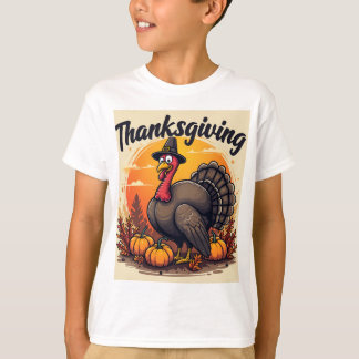 Thanksgiving Kids Logo T-Shirt