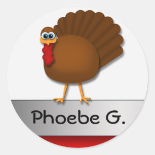 Thanksgiving Kitchen Label Stickers