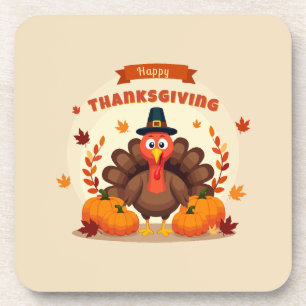 Thanksgiving large chicken coaster