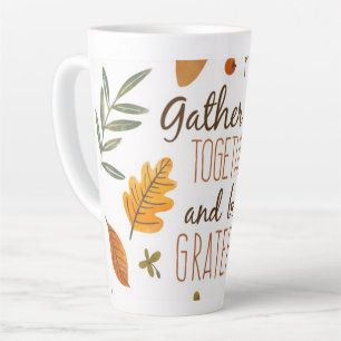 Thanksgiving Latte Mug