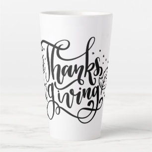 Thanksgiving Latte Mug