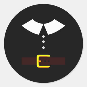 Thanksgiving Lgrim Shirt - New World Lgrim Costume Classic Round Sticker