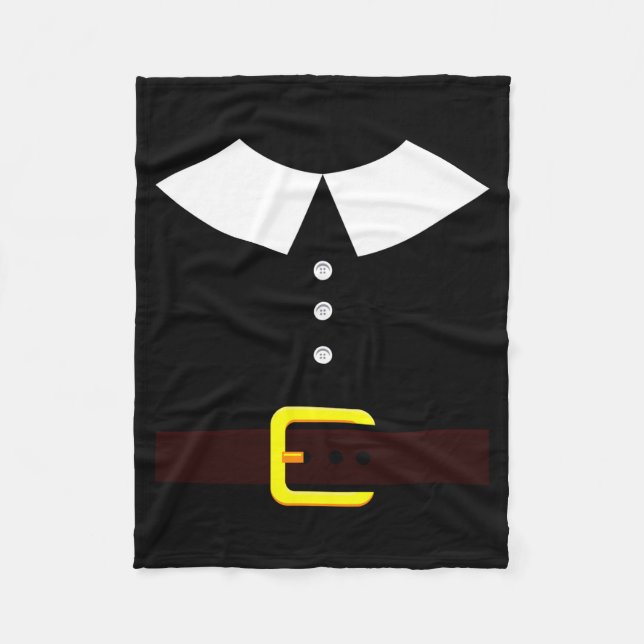 Thanksgiving Lgrim Shirt - New World Lgrim Costume Fleece Blanket (Front)