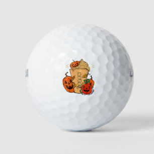 Thanksgiving Love Pumpkin Spice Fall Autumn Vibes Golf Balls
